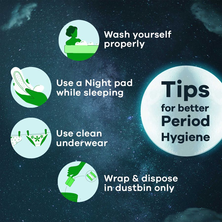 Ultra Bindazzz Nights Sanitary Pads - XXL+, , large image number null