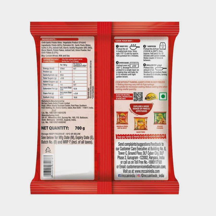 Chilli Garlic Potato Bites, , large