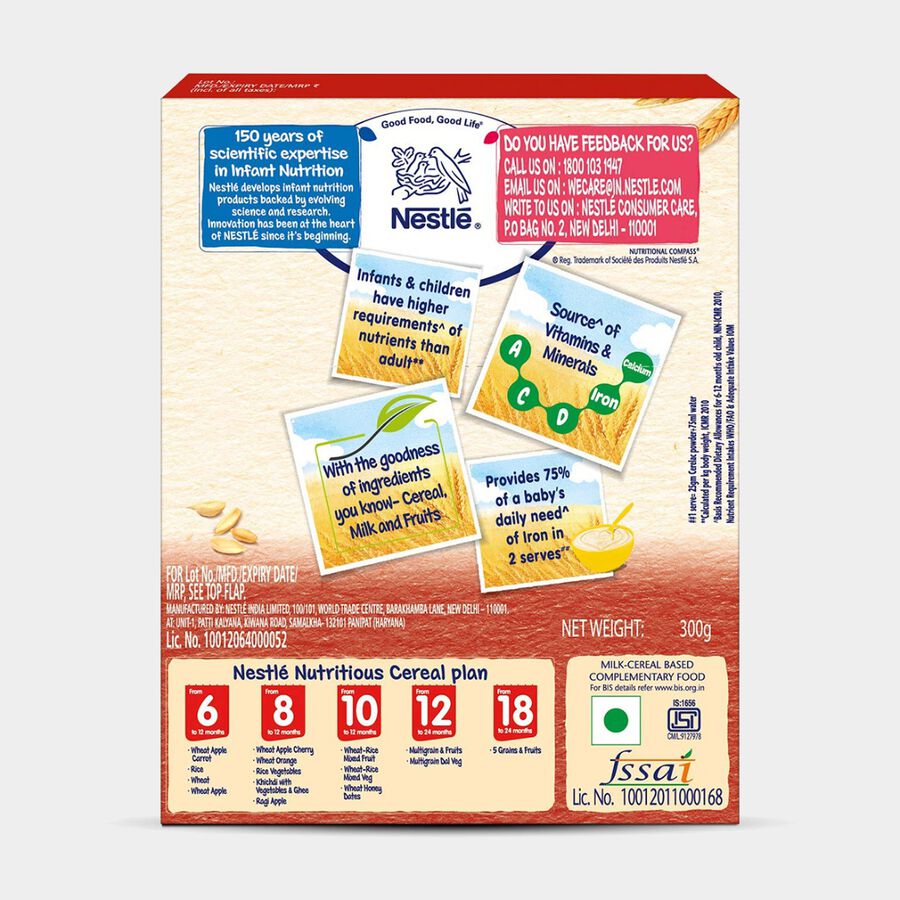 Apple Cerelac Wheat, , large