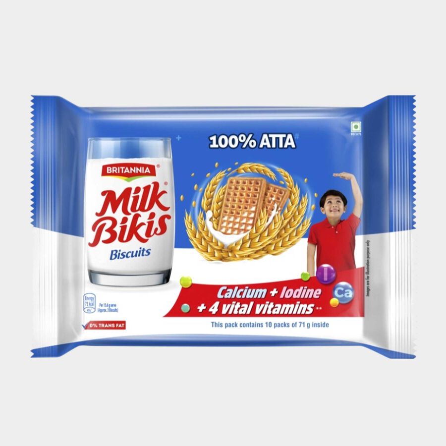 Milk Bikis Atta Biscuit, , large image number null
