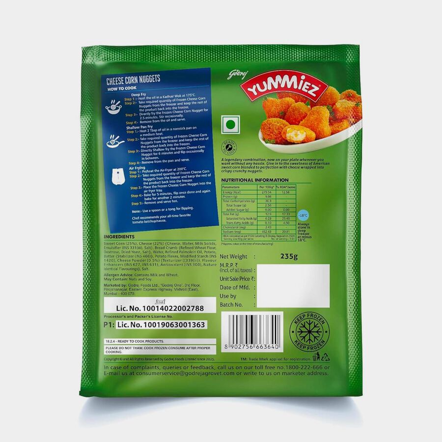 Yummiez Cheese Corn Nuggets, , large