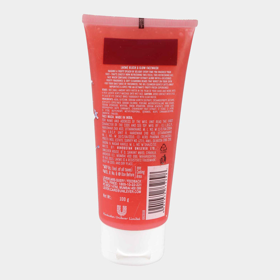 Fruit Blast Strawberry Face Wash, , large image number null