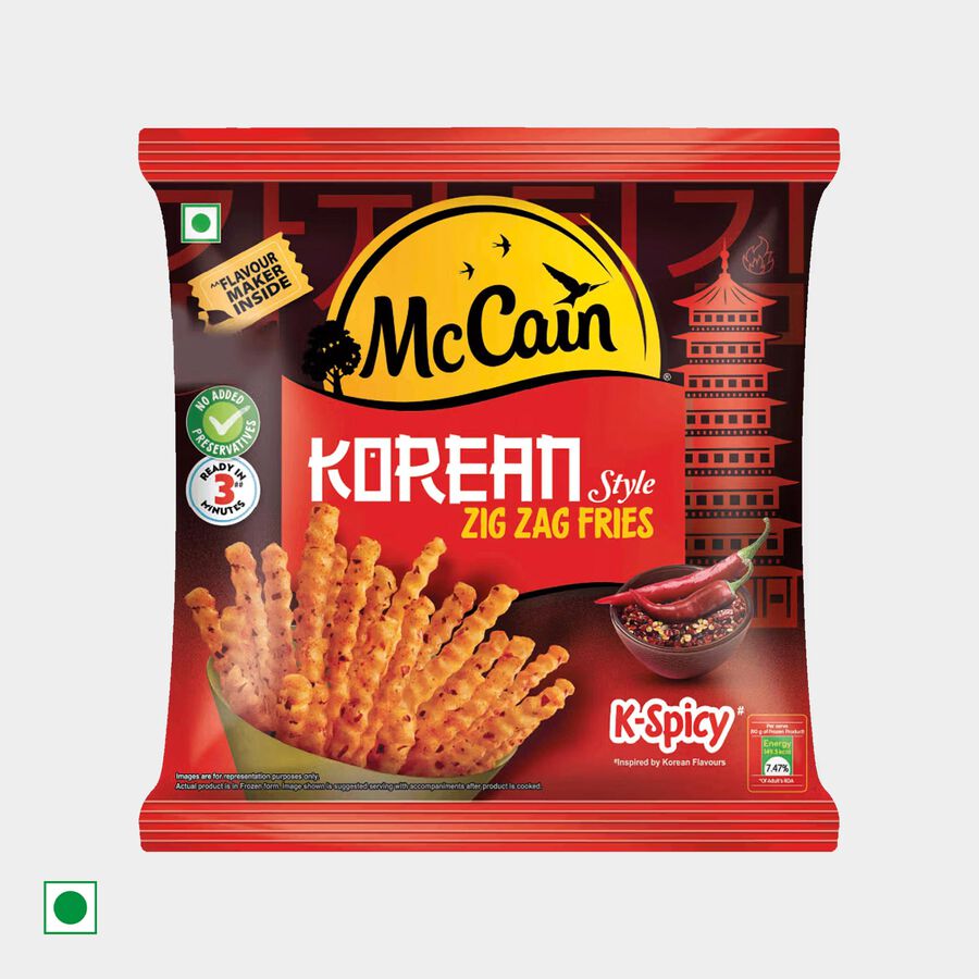 Korean Style Zig Zag Fries, , large