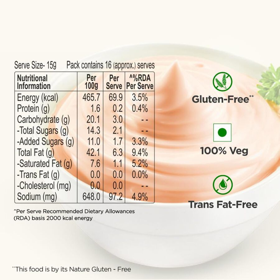 FunFoods Burger Veg Mayonnaise, , large image number null