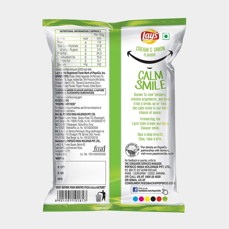 Chips American Style Cream & Onion, , large image number null