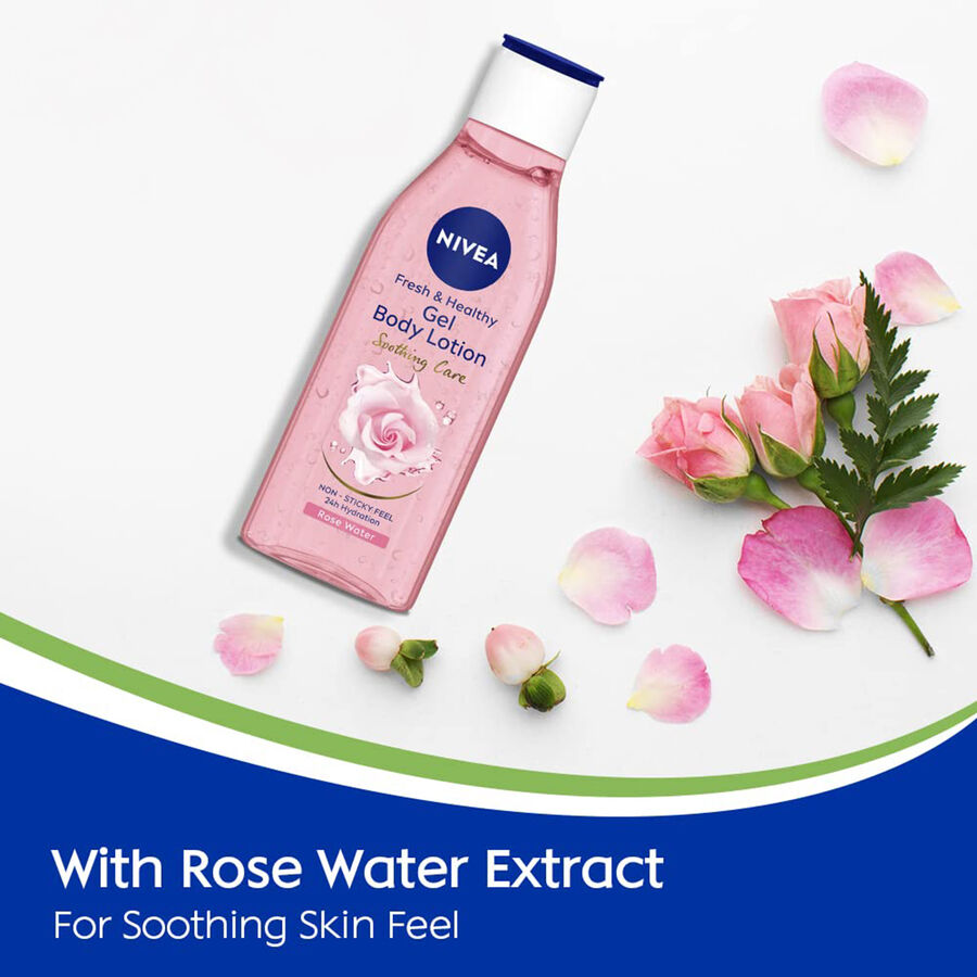 Rose Water Gel Body Lotion, , large image number null