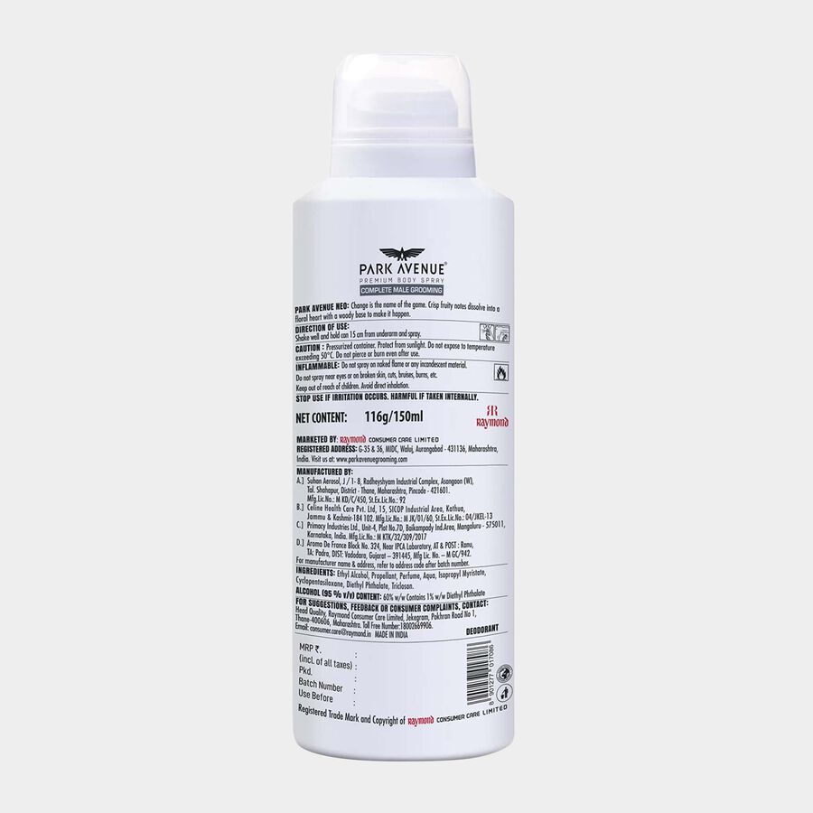 Neo Signature Deo For Men, , large image number null