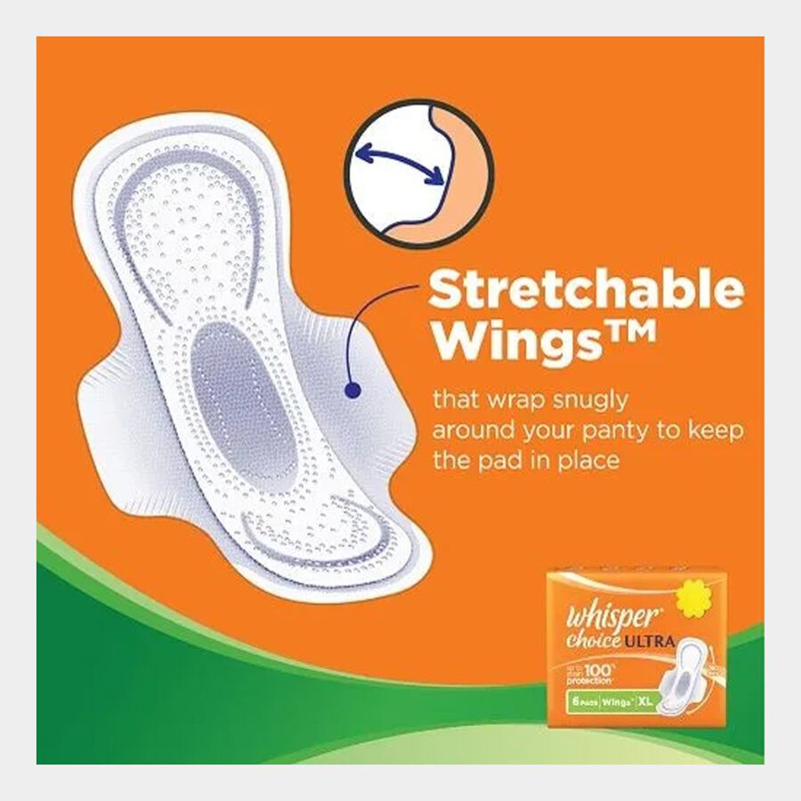 Choice Ultra XL Sanitary Pad, , large