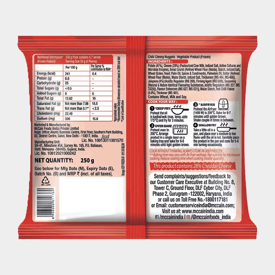 Chilli Cheesy Nuggets, , large