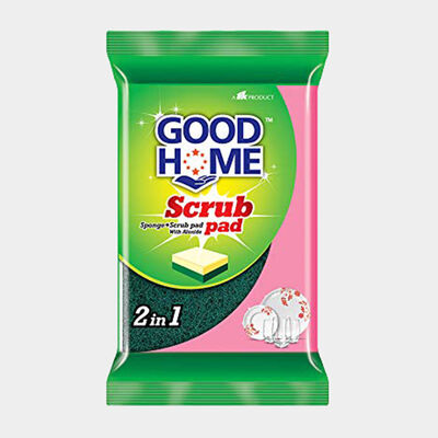 Scrub Pad - 2 in 1 (Sponge+Scrub Pad)
