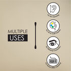 Cotton Ear Buds made with White Paper Stick, , small image number null