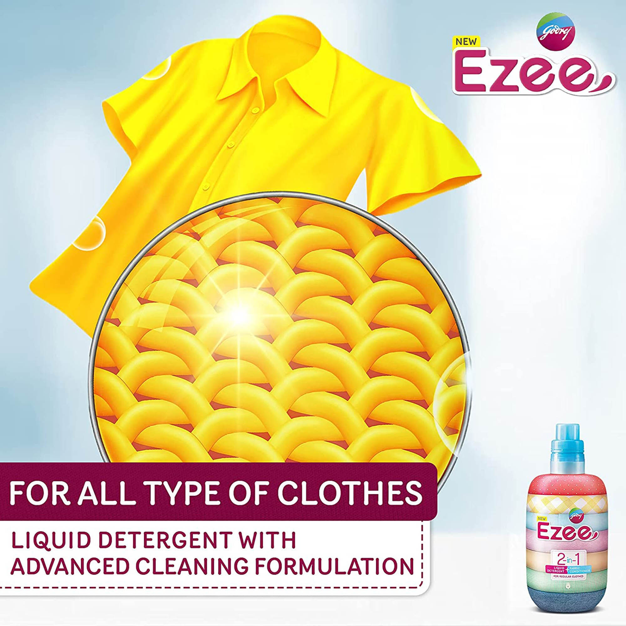 Ezee Ezee 2 in 1 Liquid Detergent Fabric Conditioner Vishal