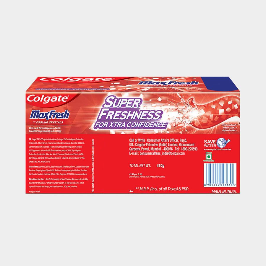 Max Fresh Toothpaste, , large image number null