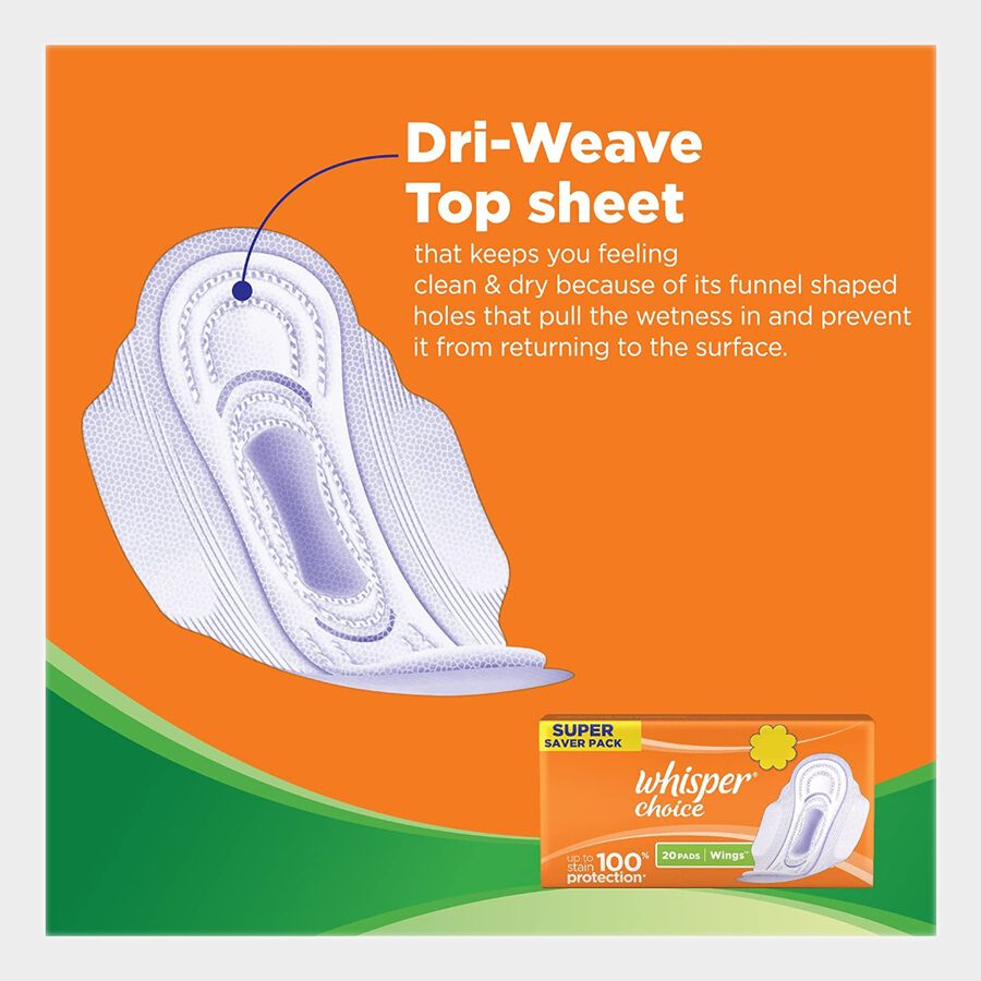 Choice Wings Sanitary Pad, , large image number null