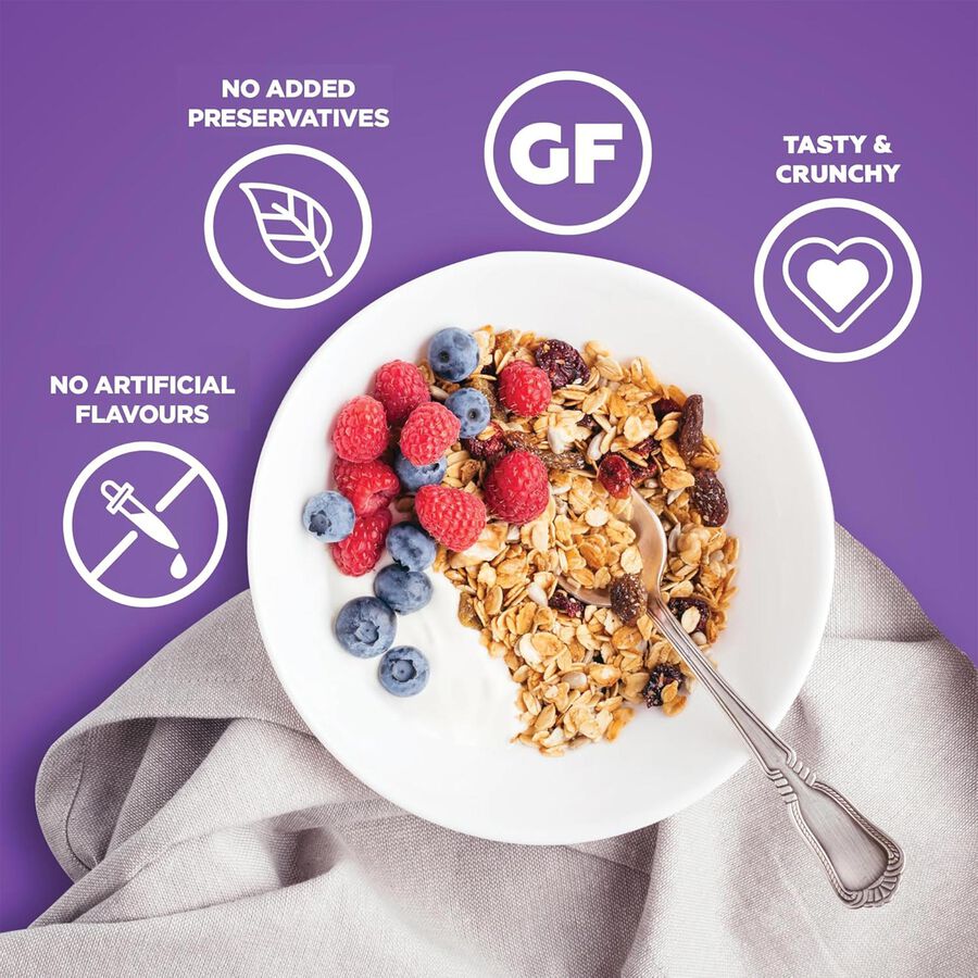 Dark Chocolate+ Cranberry Muesli, , large