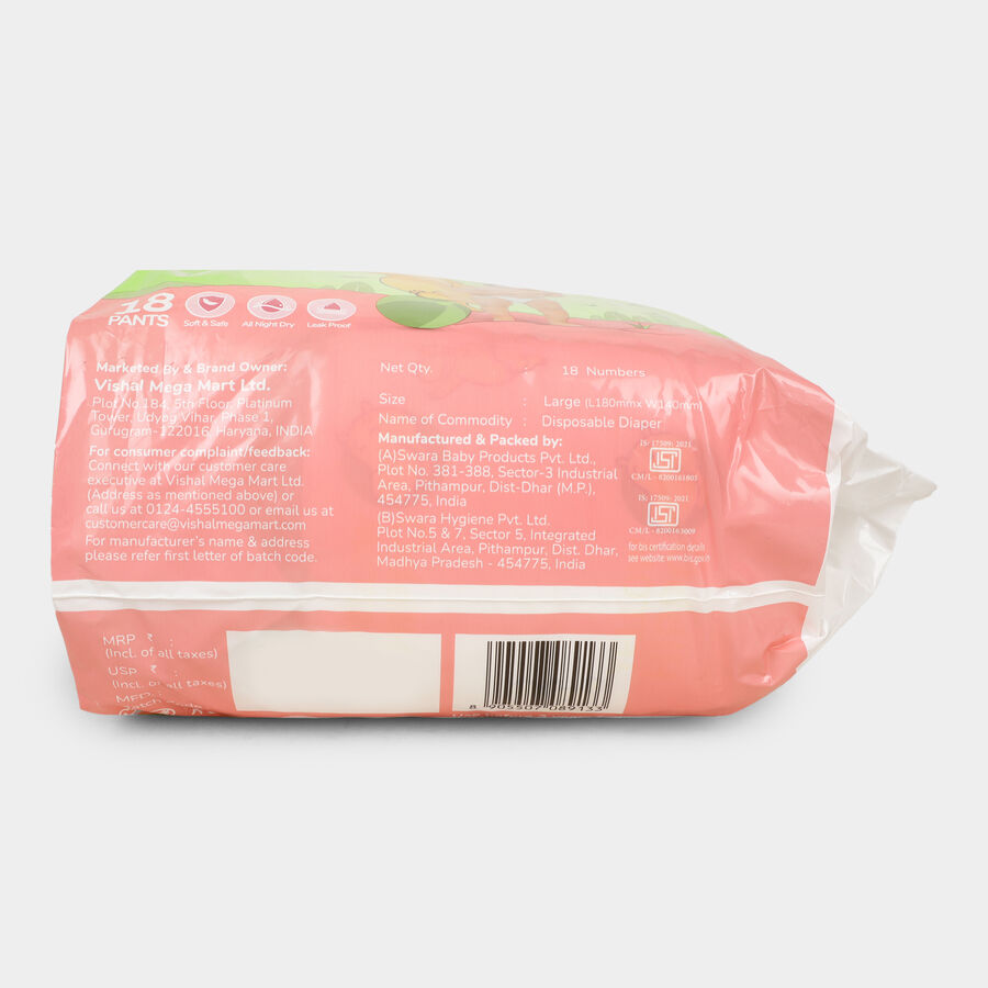 Baby Diaper (Large, 18 Pants), , large image number null