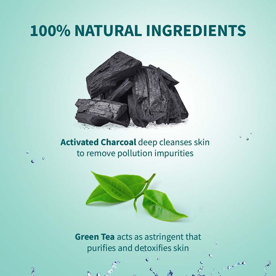 Charcoal Face Pack - Pollution Detox, , large image number null