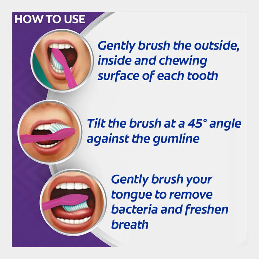 Zig Zag Soft Tooth Brush, , large image number null