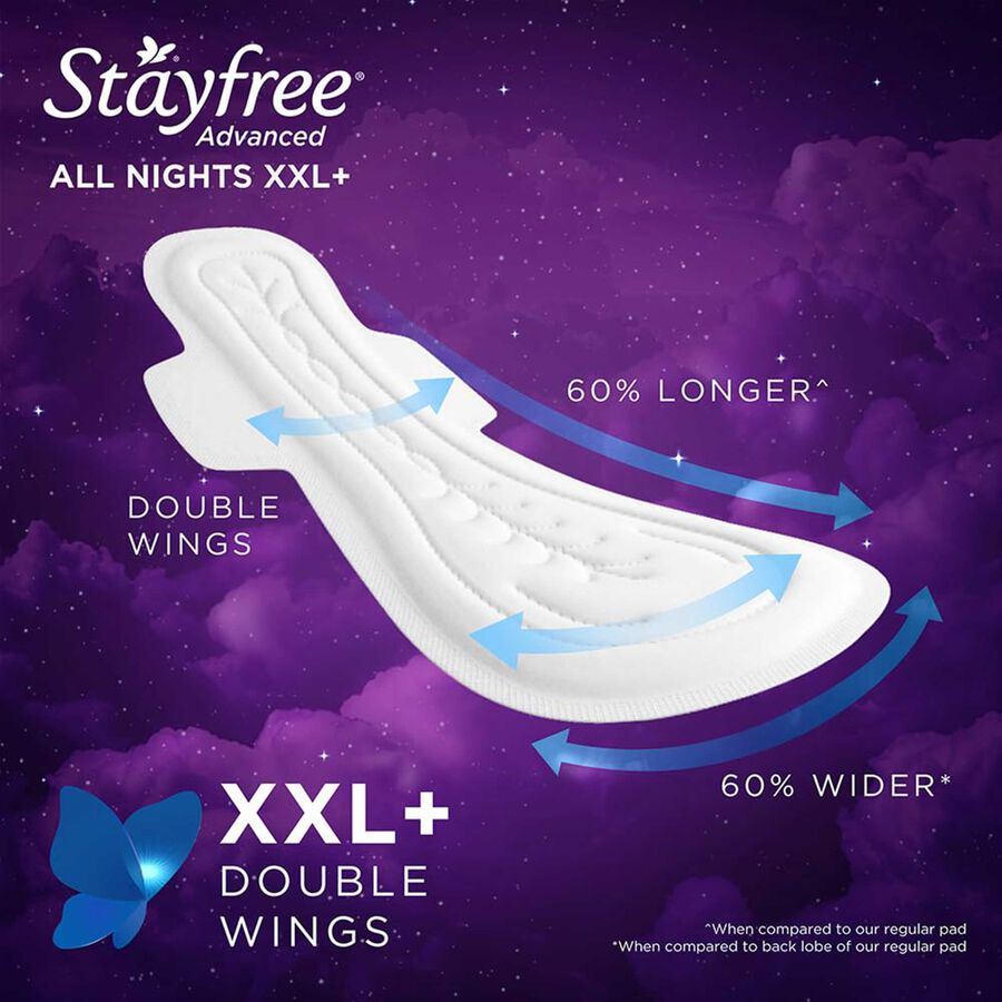 All Night Sanitary Pads (XXL+, 8 Pads), , large