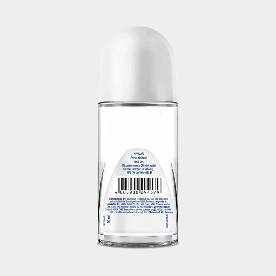 Women Deodorant Roll On - Fresh Natural, , large image number null