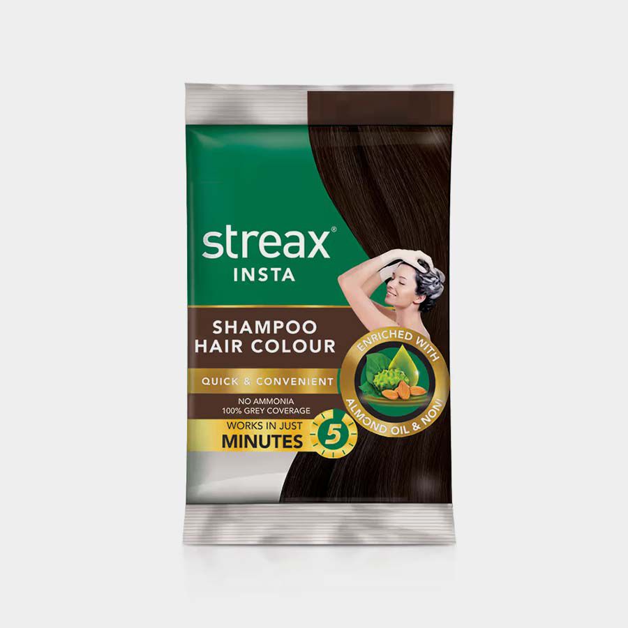Shampoo Hair Colour - Dark Brown, , large image number null