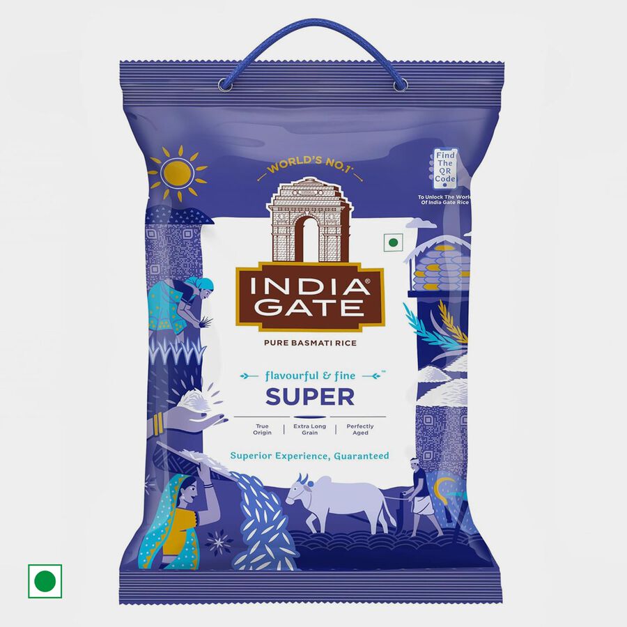 बासमती सुपर राइस, 5 किलो, large image number null