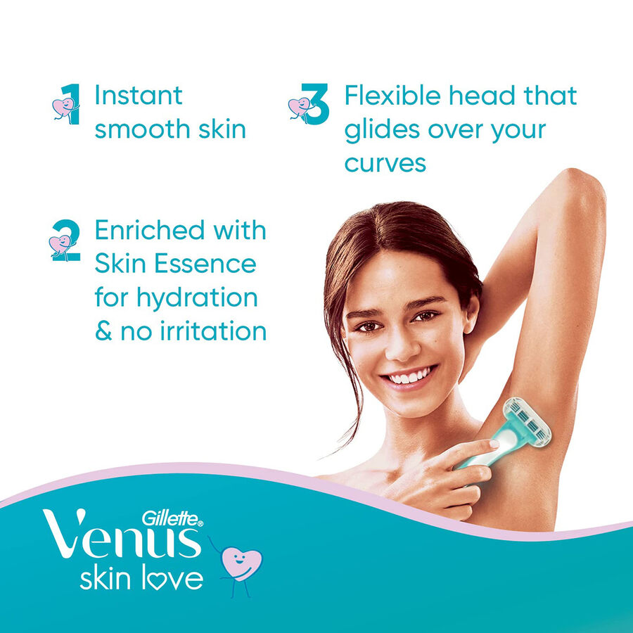Venus Skin Love Womens Razor Pack of 3, , large image number null