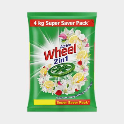 Active Detergent Powder - Green-2 in 1 Lemon & Jasmine