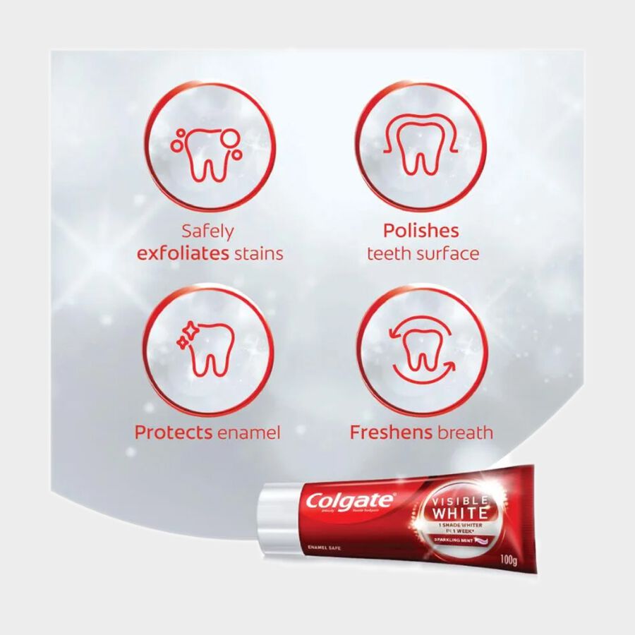 Visible White Tooth Paste, , large image number null