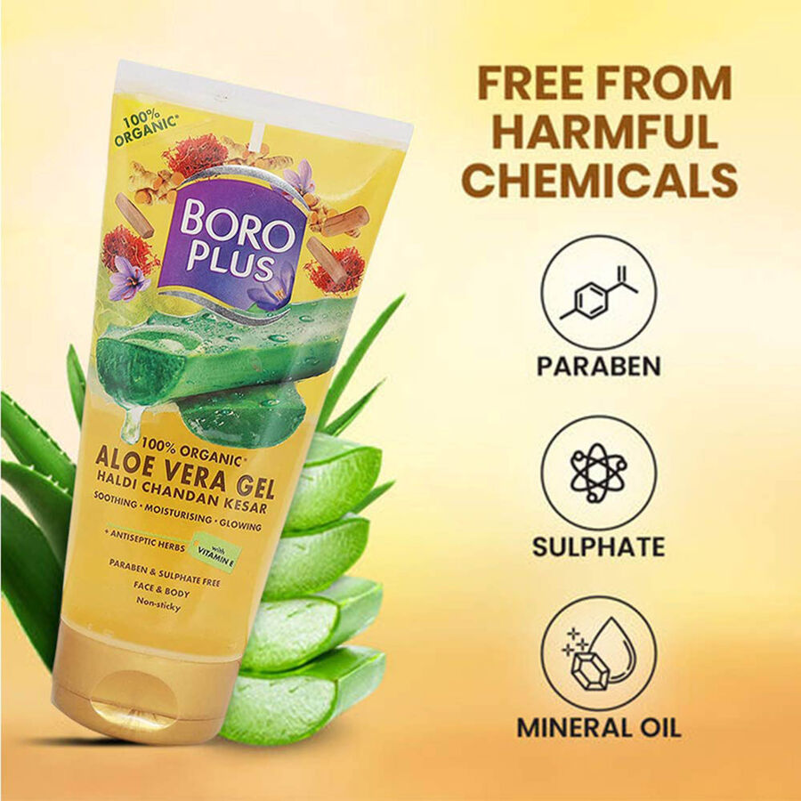 Aloe Vera Gel With Haldi Chandan Kesar, , large image number null