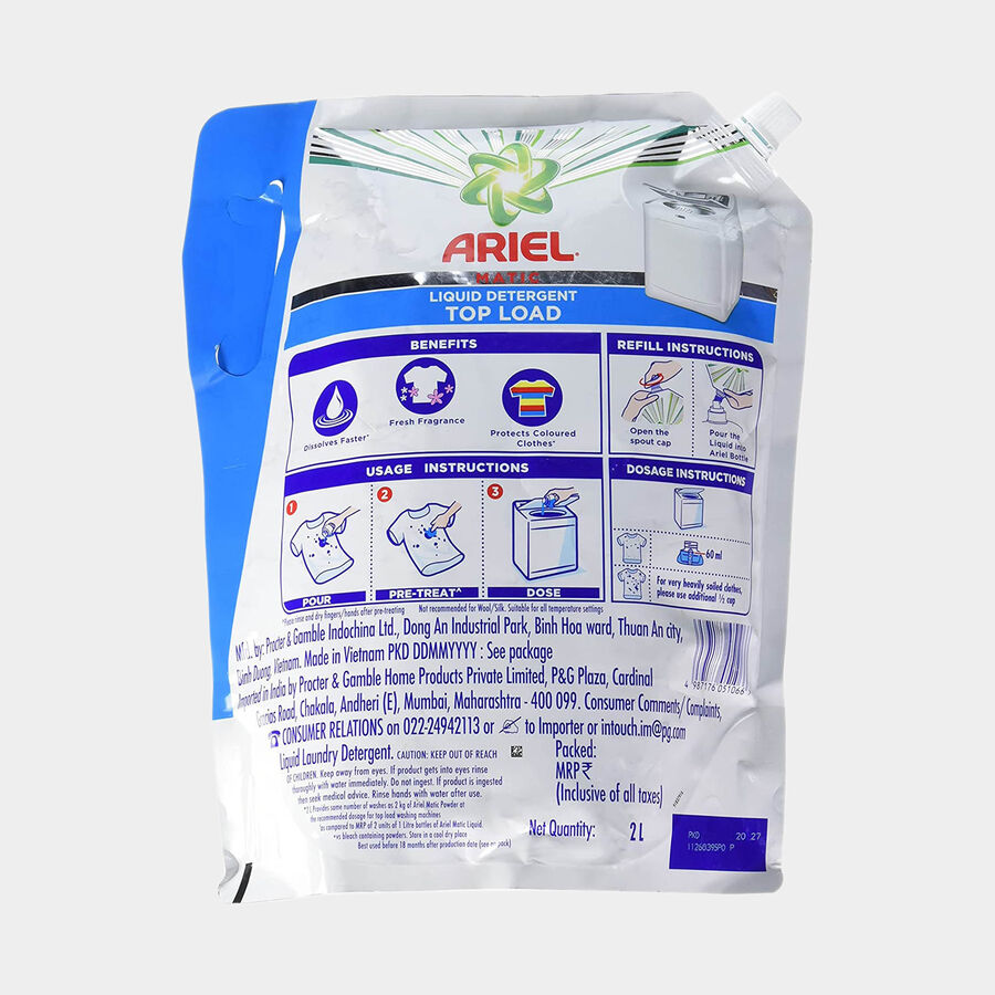 Top Load Liquid Detergent, , large image number null