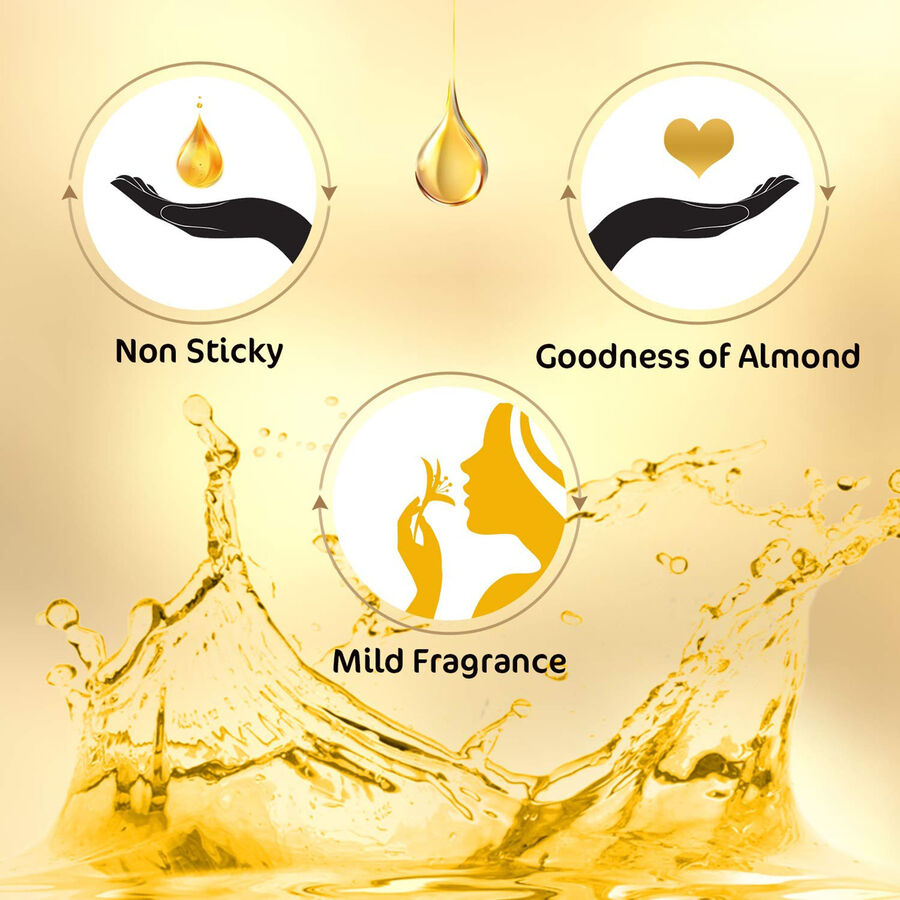 Gold Ayurvedic Hair Oil, , large image number null