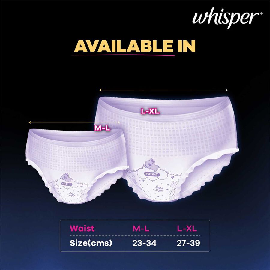 Super Absorbent Period Panty (M-L, 6 Pants), , large image number null