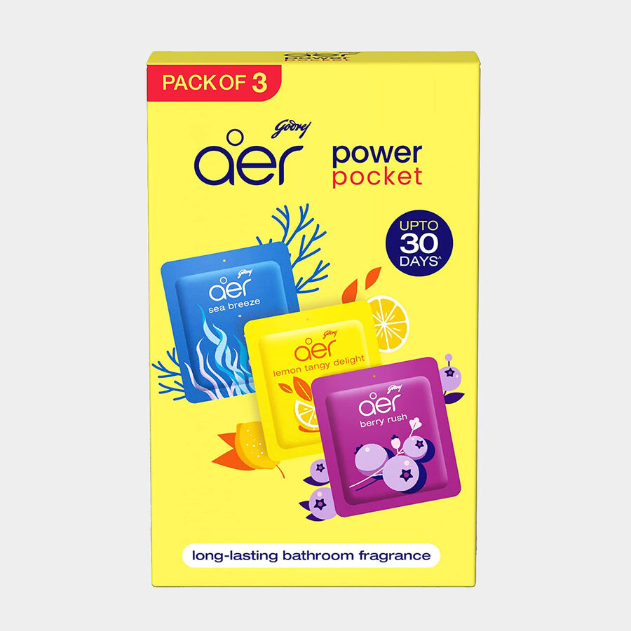Aer Power Pocket Bathroom Freshener – Assorted Pack of 3
