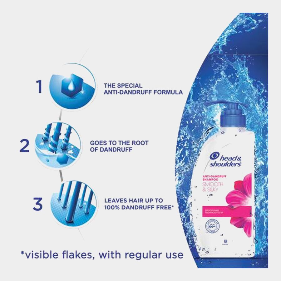 Smooth & Silky Hair Shampoo, , large