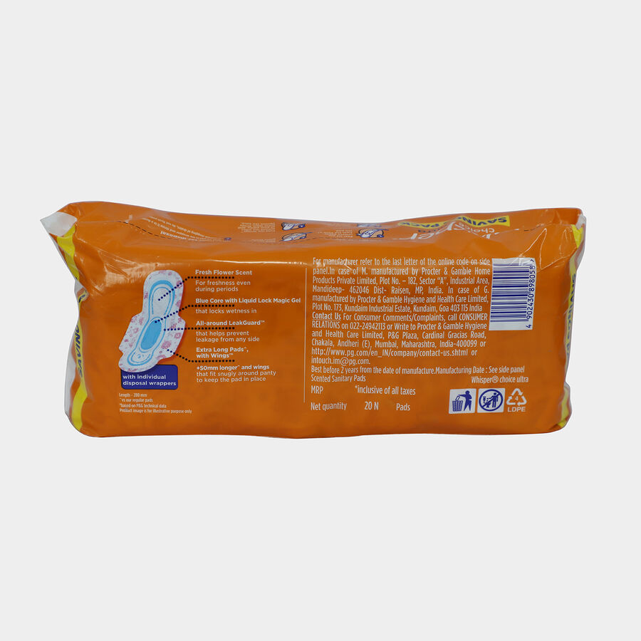 Choice Ultra XL Sanitary Pad, , large image number null