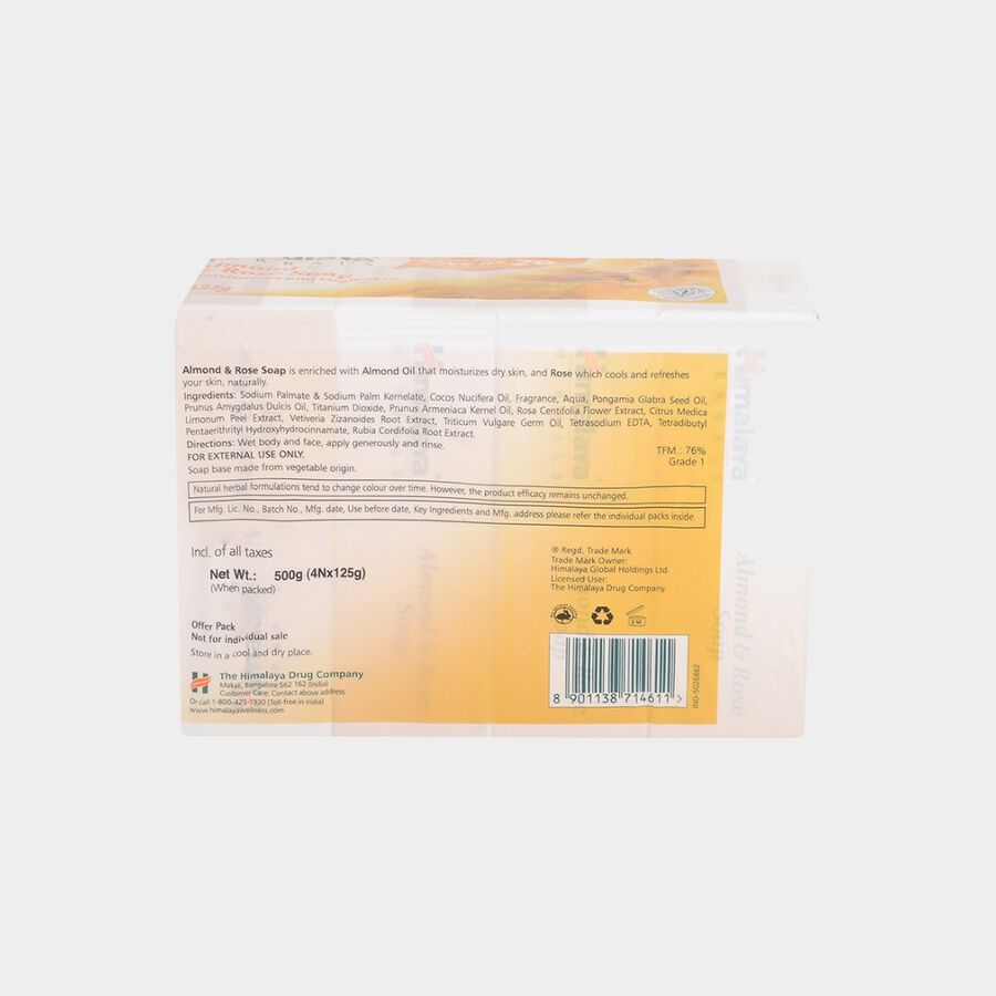 Almond & Rose Body Soap, , large image number null