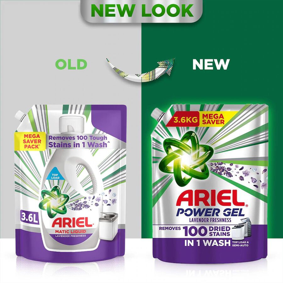 Ariel Liquid Detergent Top Load with Lavender freshness Refill, , large