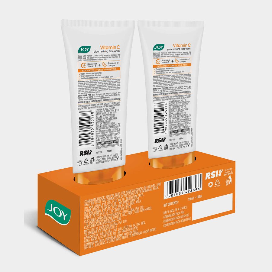 Vitamin C Brightening Face Wash For Bright and Glowing Skin, , large image number null