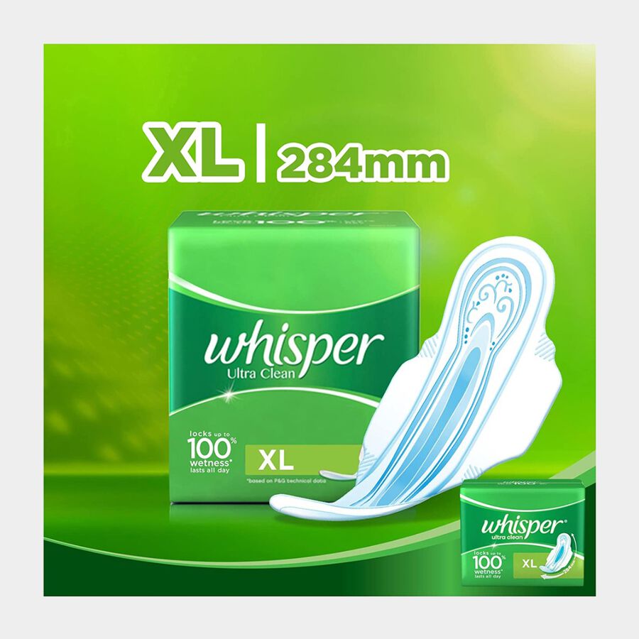 Ultra Clean Sanitary Pad, 30 Pads, large image number null