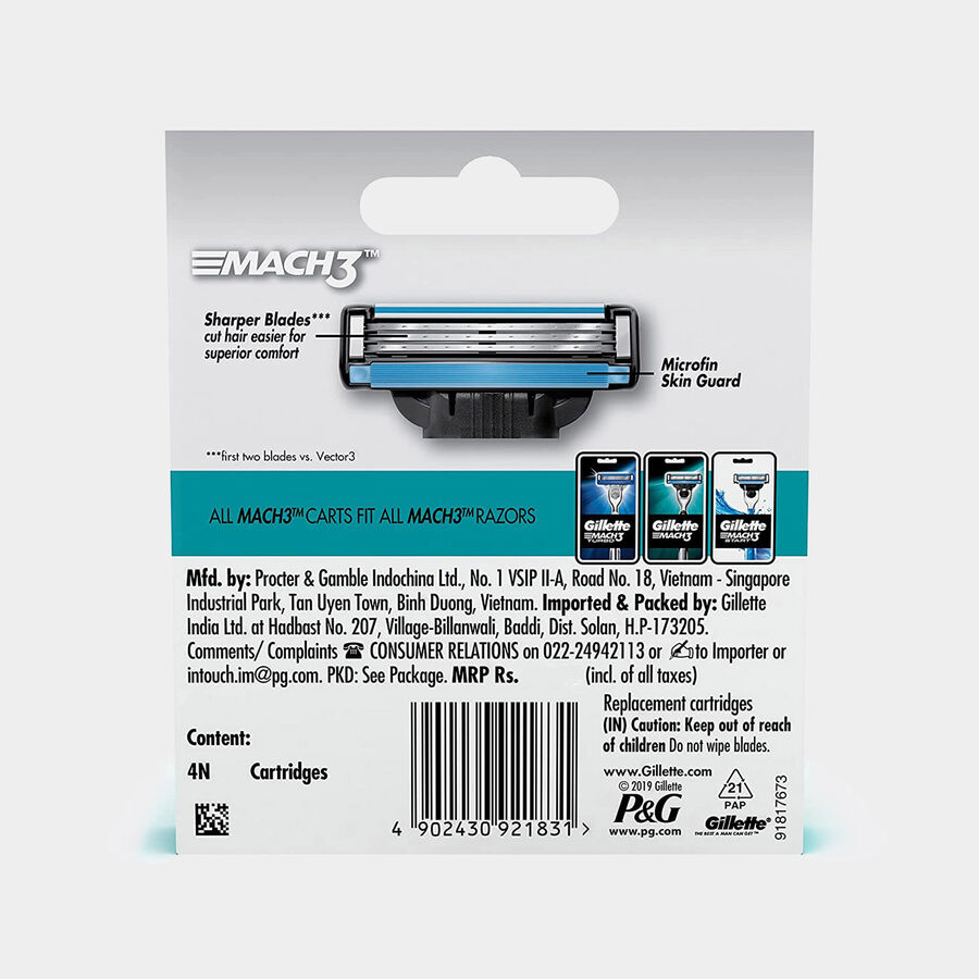 Mach 3 Shaving Catridges, , large image number null
