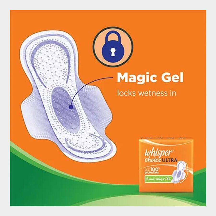 Choice Ultra XL Sanitary Pad, , large