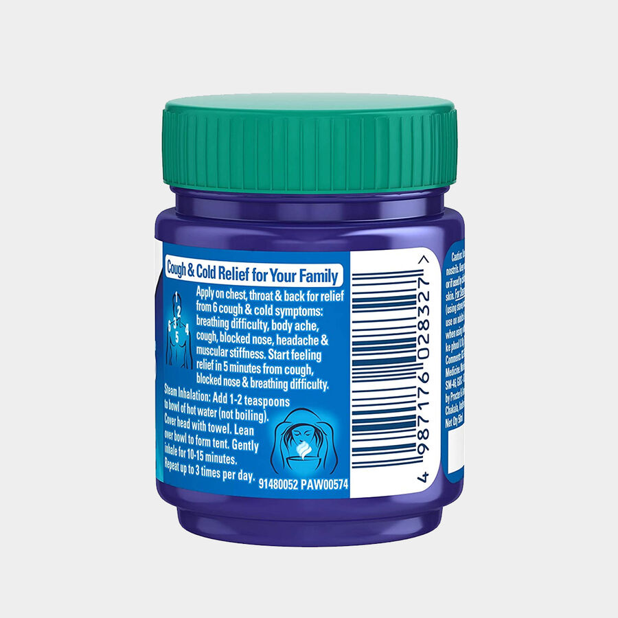 Vaporub Medicated Cream, , large image number null