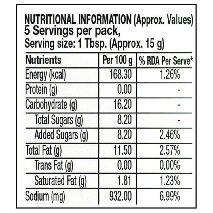 Veg Barbeque Mayonnaise, 75 g, large