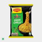 Maggi Spicy Green Chilli Instant Noodles With Seasoning, , small
