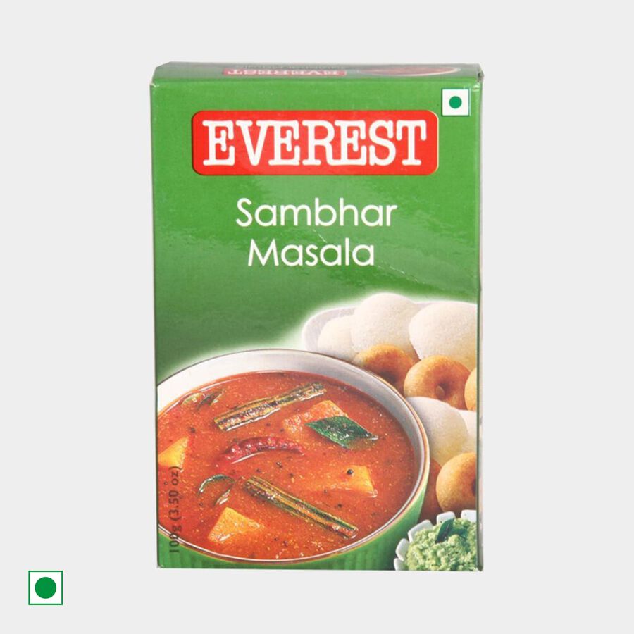 सांभर मसाला, 100 g कार्टन पैक, large image number null