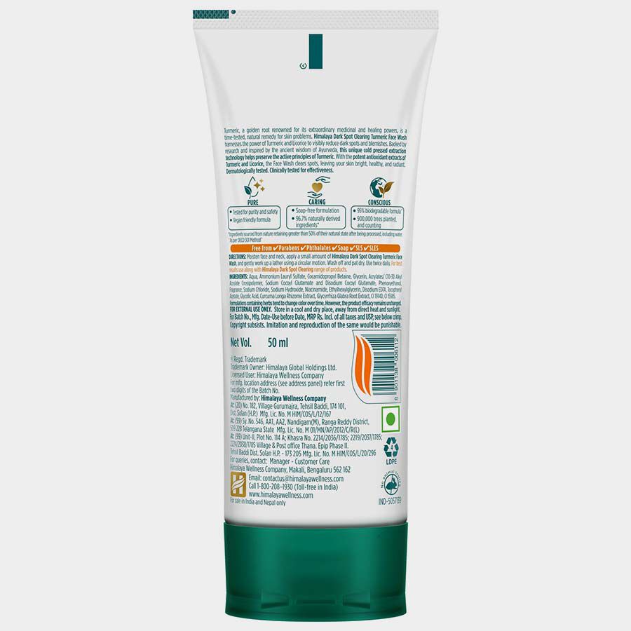 Dark Spot Clearing Turmeric Face Wash, , large image number null