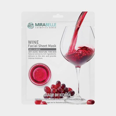 Wine Fairness Sheet Facial Mask
