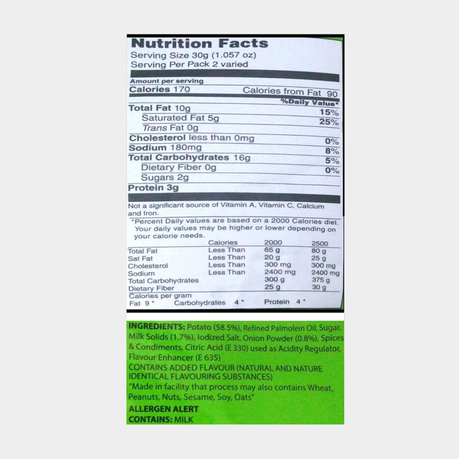 Yummy Chips Cream & Onion Combo Of 3, , large image number null