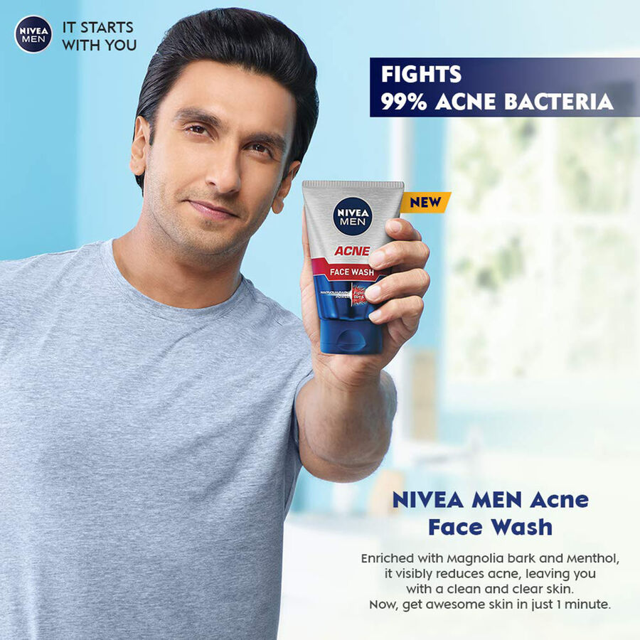 Mens Acne Face Wash, , large image number null